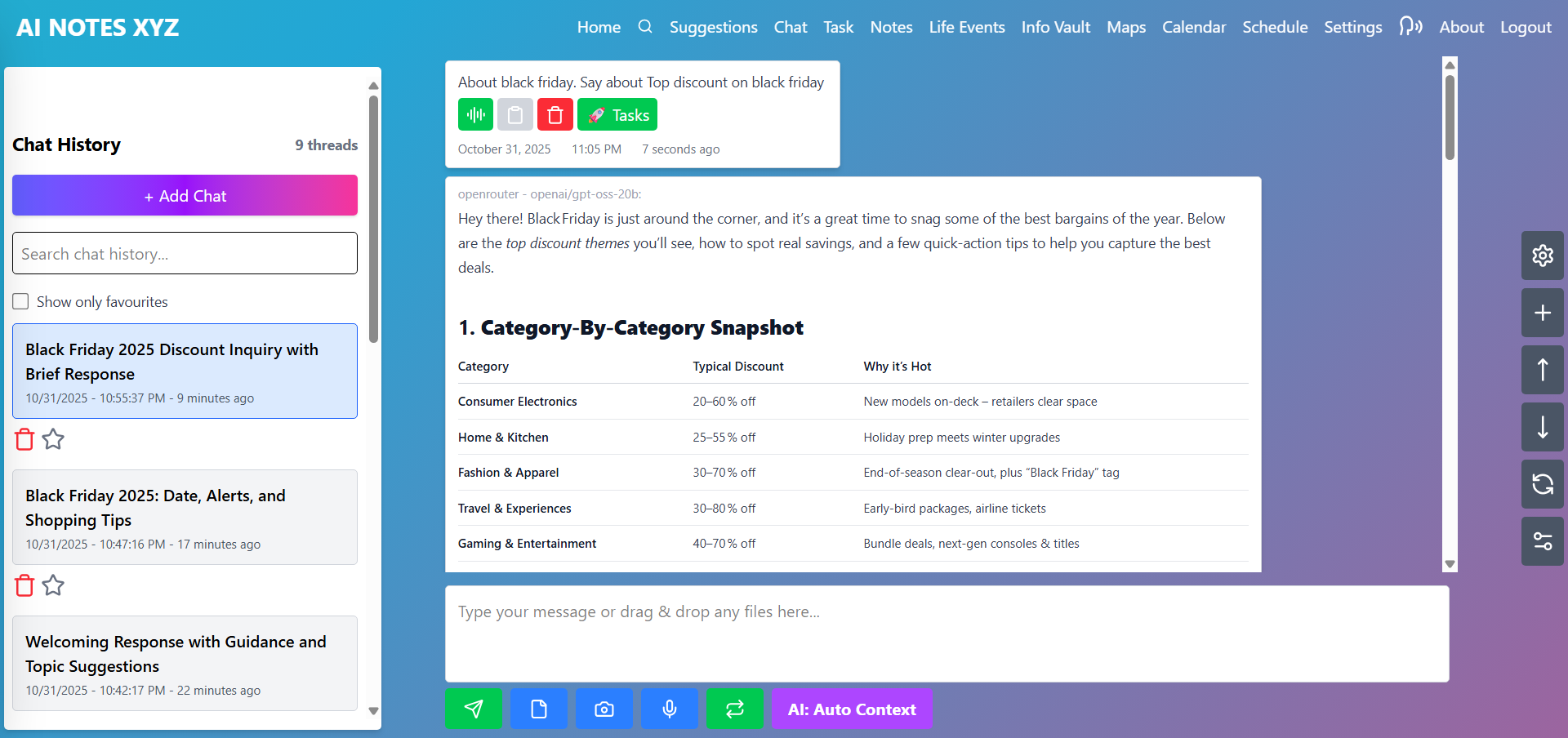 Chat with AI Screenshot